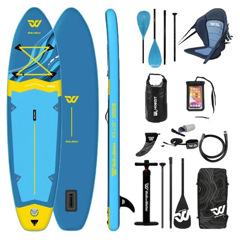 AIRGLISS PACK COMPLETO KAYAK DE REMOS HINCHABLE WOW VOGUE 11.6 HASTA 2 PERSONAS