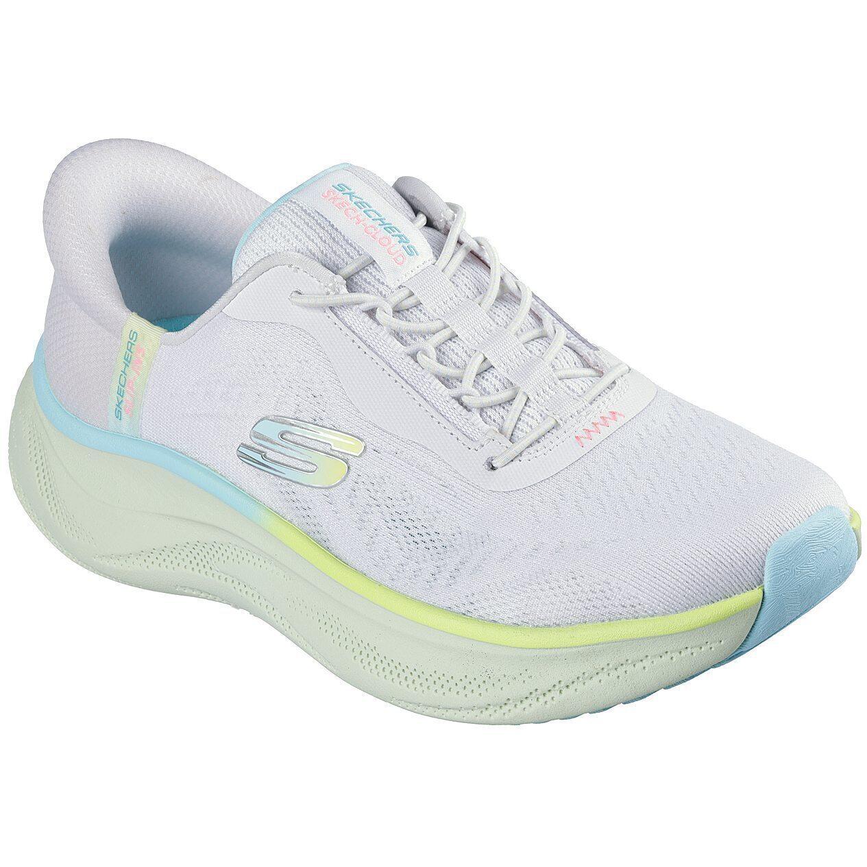 Skechers - Baskets Skechers Skech Cloud - Perfec, Blanc, Femmes - Chaussures De Sport - Blanc - 37 - Decathlon