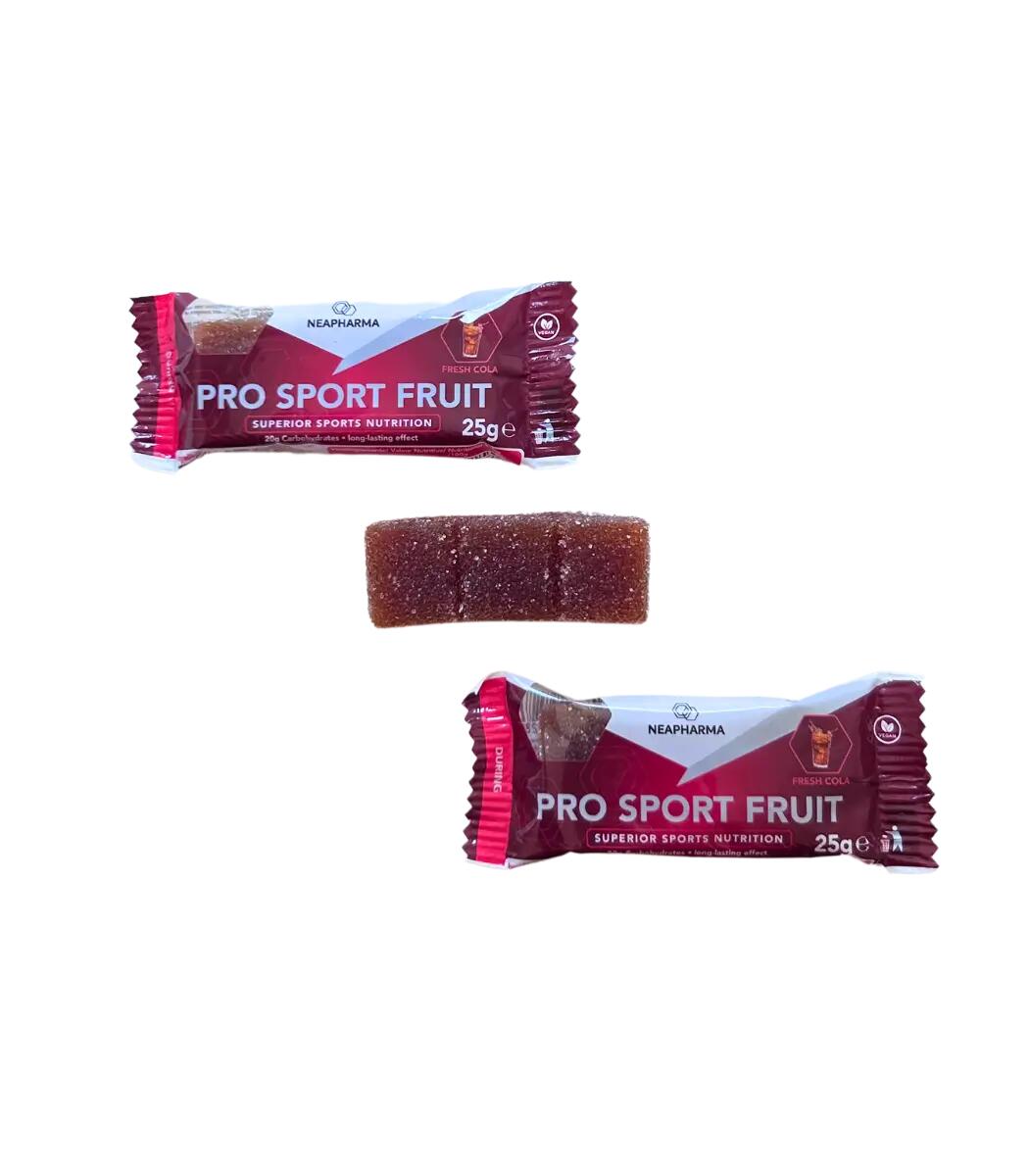 12 Bonbons énergétiques aux vrai fruits (cola) et l'isomaltulose. 100% vegan 3/4