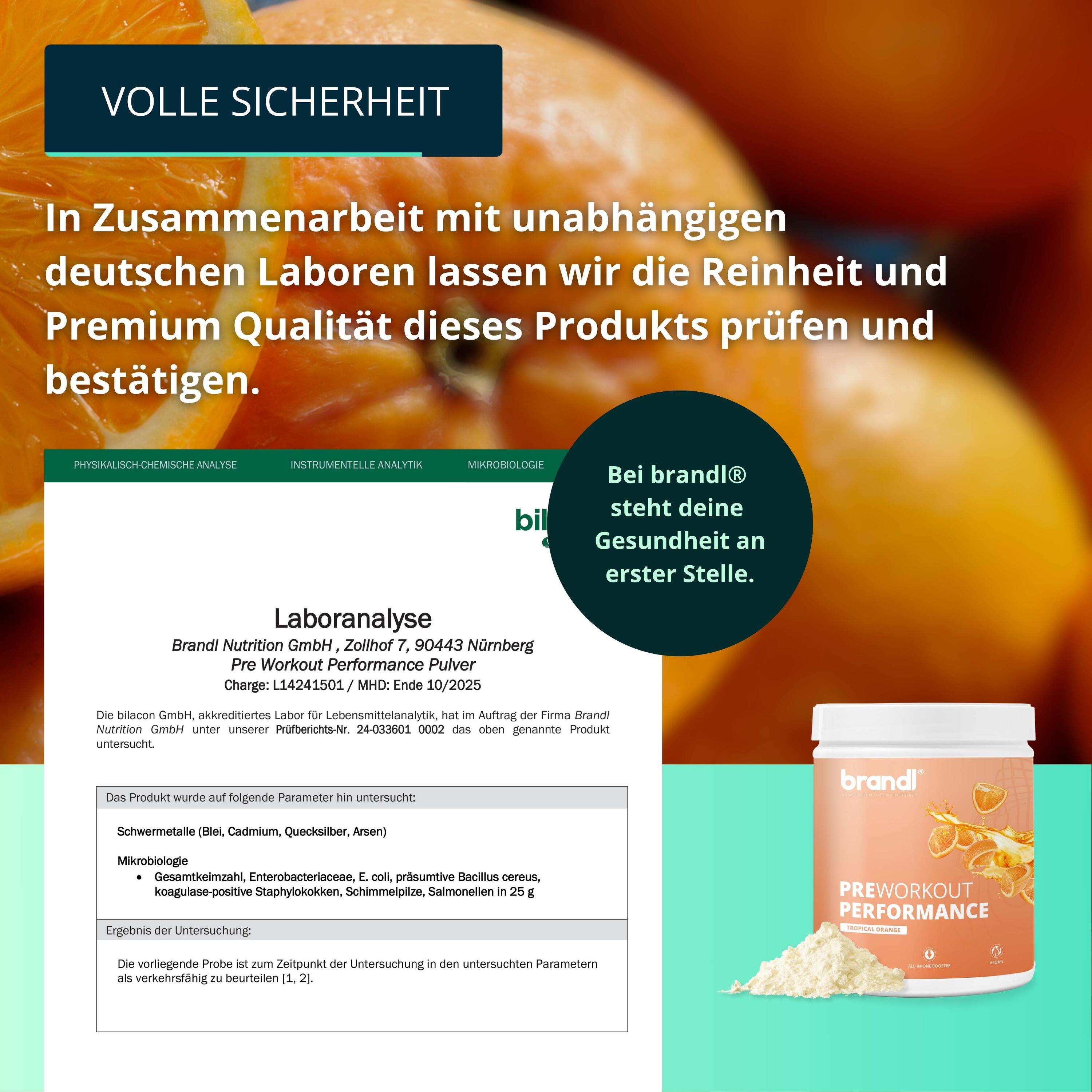 brandl® Pre-Workout Booster 2.0  | Stufe 2 6/6
