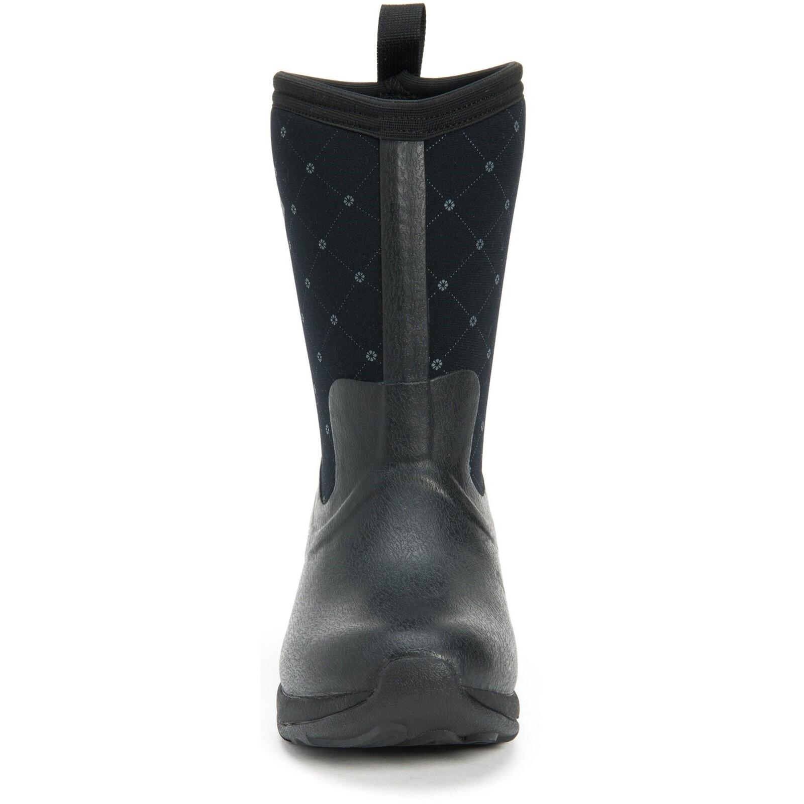 Arctic Weekend Textile/Weather Wellingtons BLACK 4/5
