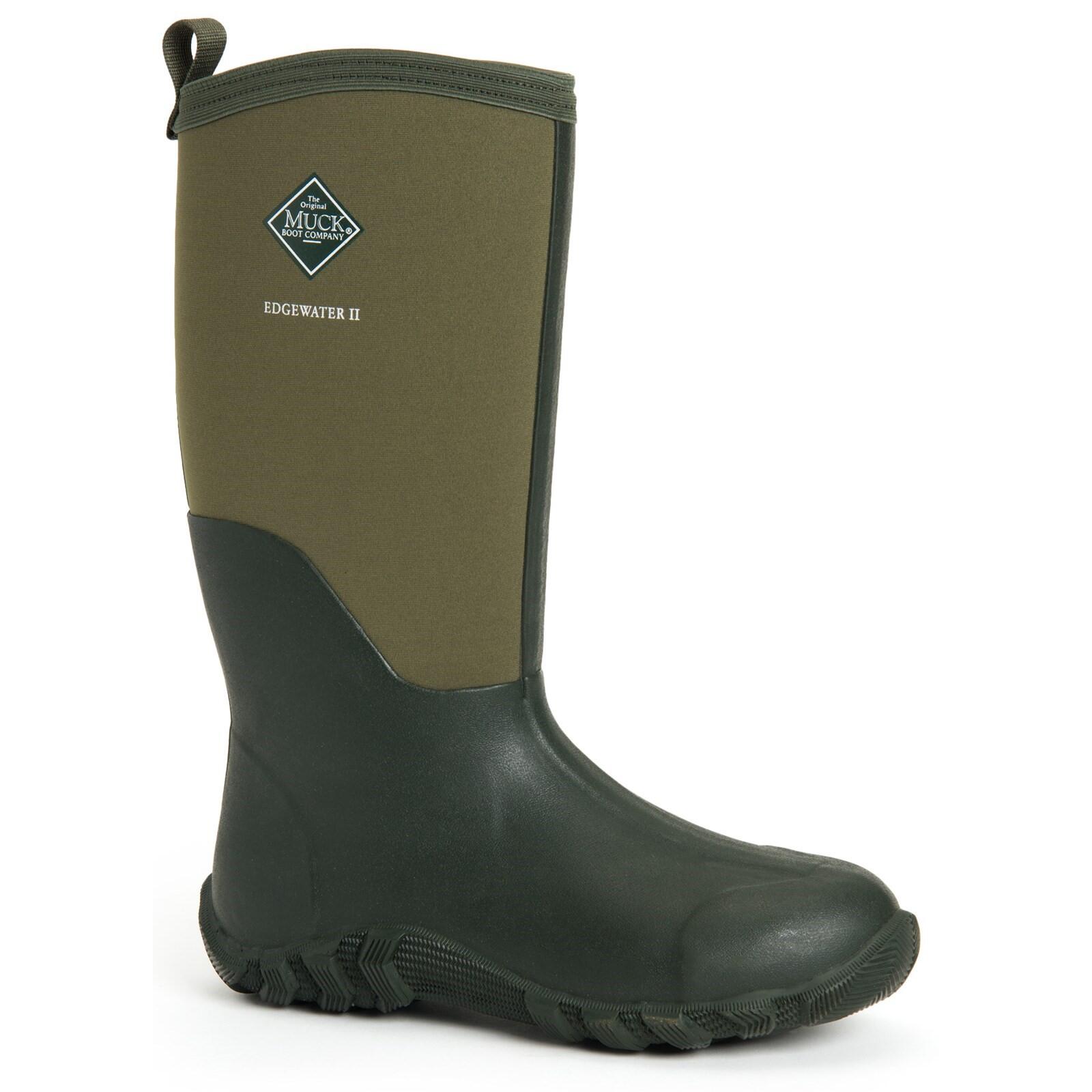 Edgewater II Textile/Weather Wellingtons DARK GREEN 2/7