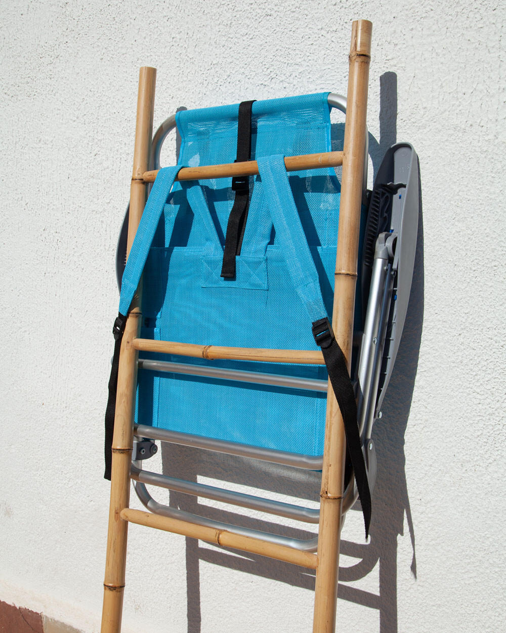 SILLA DE PLAYA PLEGABLE Y RECLINABLE 6/7