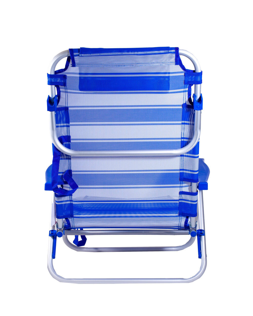 POLTRONA RECLINABILE CLASSICA - STRISCE BLU 6/7