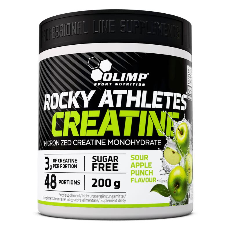 Kreatyna Olimp Rocky Athletes® Creatine - 200 g Sour Apple Punch