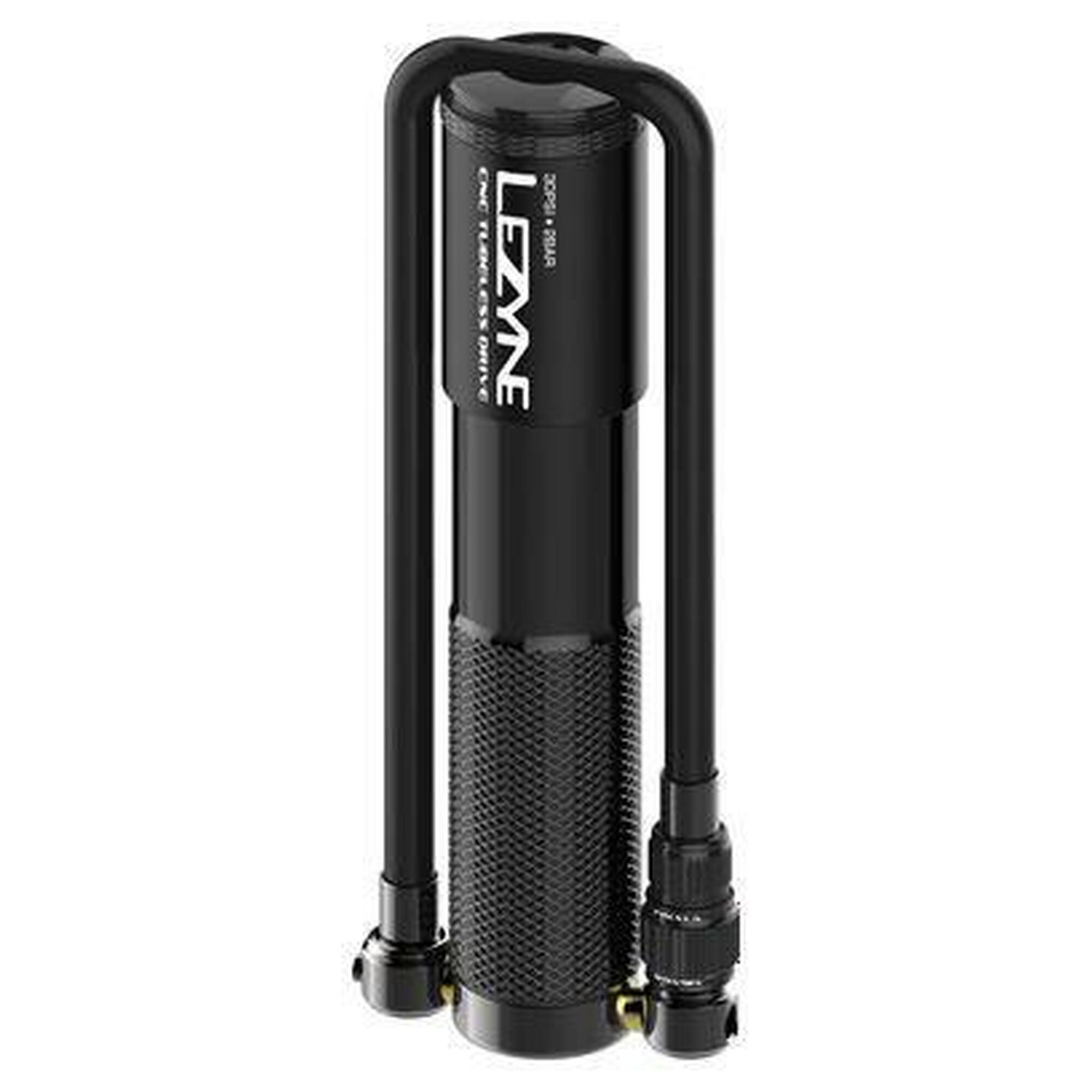 LEZYNE pompka rowerowa ręczna CNC TUBELESS DRIVE czarny LZN-1-MP-TBLS-V104