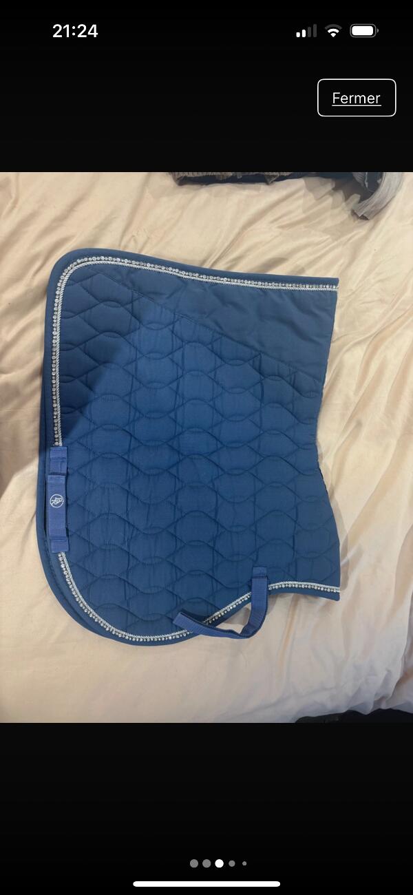 Entre Particuliers - Tapis de selle bleu BR 2/4