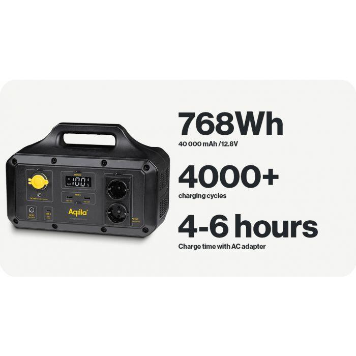 Générateur solaire portable "Powerbird S1000" Aquila 3/5