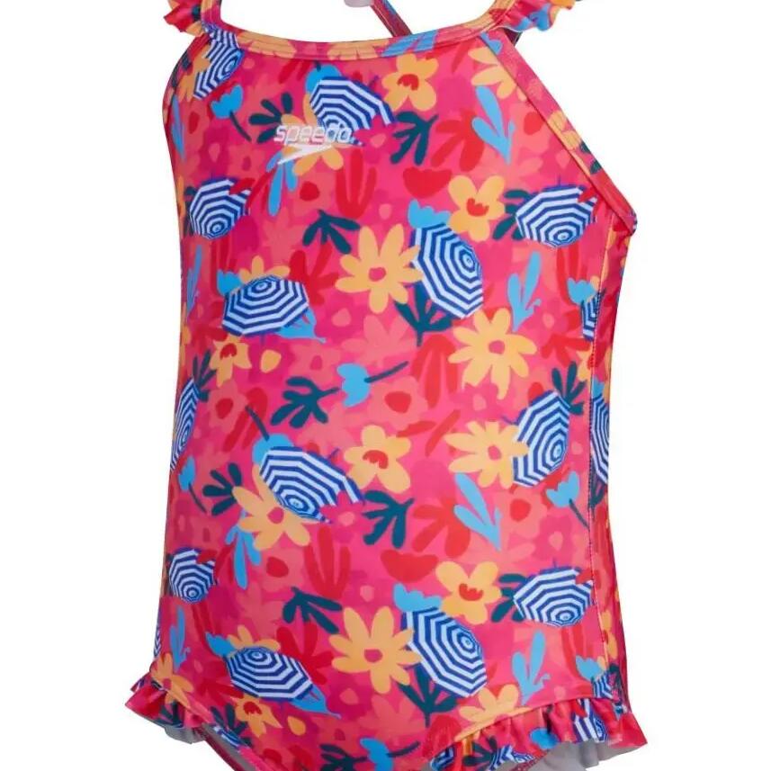 Baby girl 1-piece swimsuit Speedo Dig Frill Thinstrap GRN