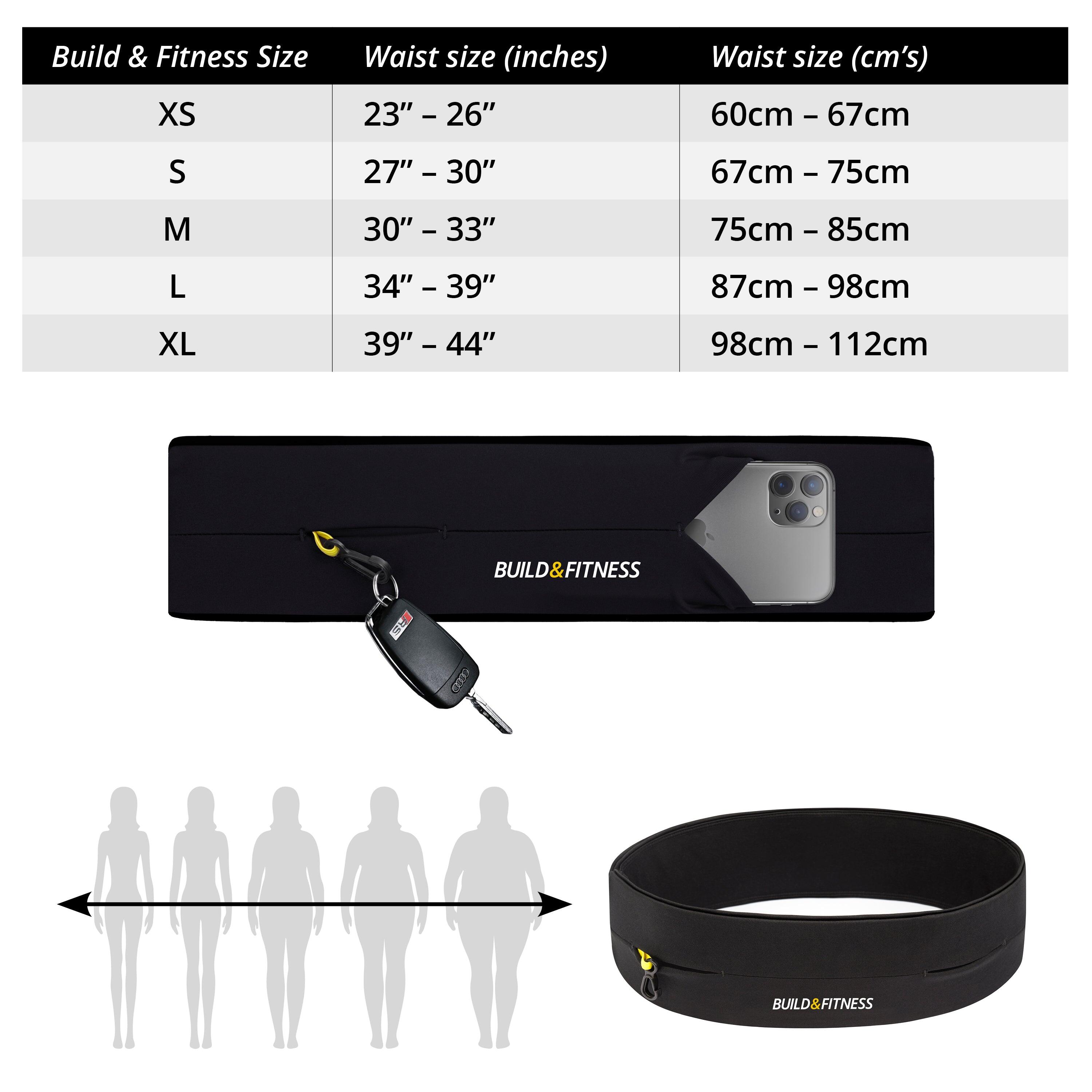 BUILD & FITNESS Classic Running Belt 7/7