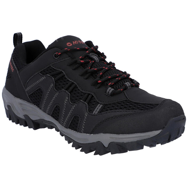 HI-TEC Hi-Tec Jaguar Wandelschoenen Lage Hiel ZWART/GRIJS/RODE 46