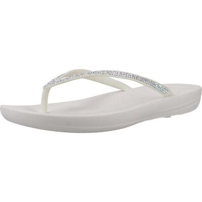 Flip-flops fitflop model iqushion sparkle kleur wit