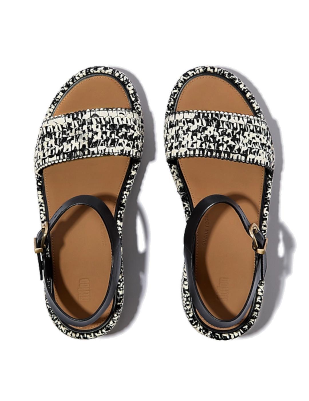 Sandalen für Damen Fitflop Jg1 Schwarz 2/7