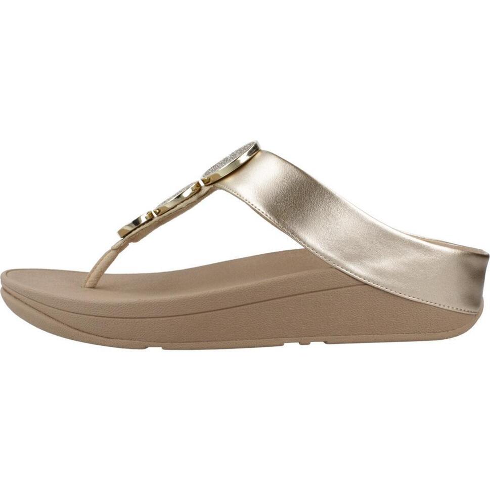 Sandały Fitflop Model Halo Bead Circle Kolor Beżowy