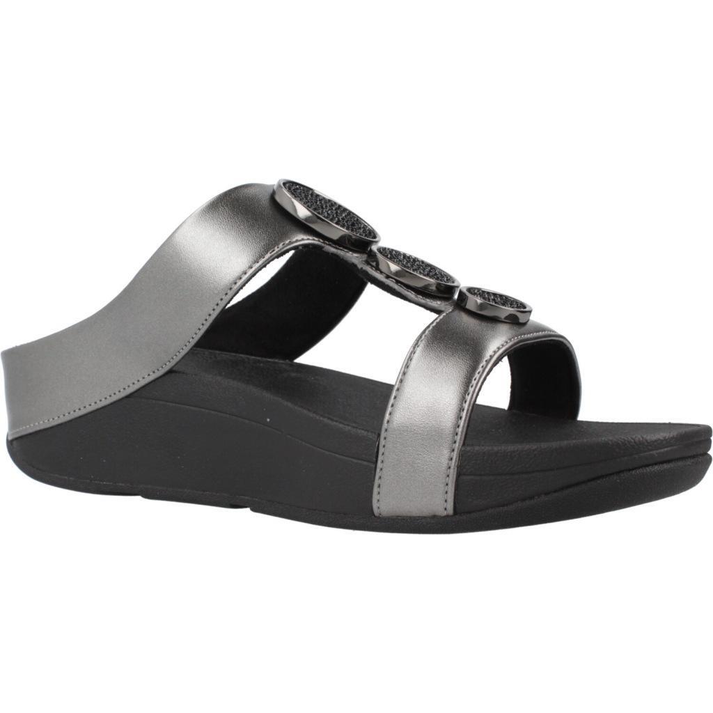 Sandales pour femme Fitflop Halo bead circle Noir 5/7