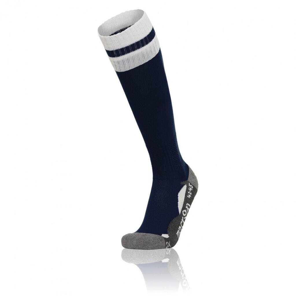 Macron Men's Rugby Socks Blue And White Classiques Socks