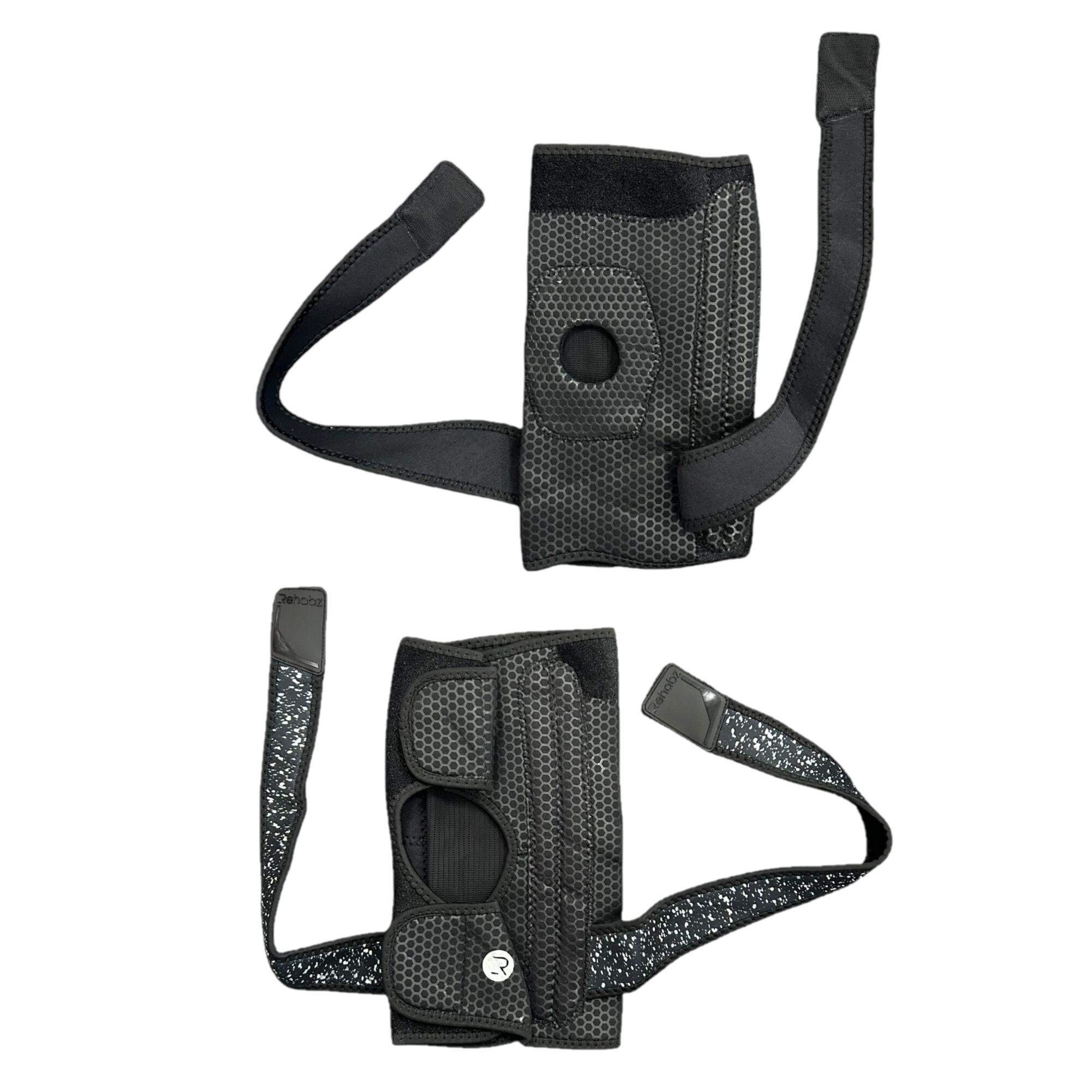 Rehab Sport Knee Brace Black Adult Knee Support 1/3