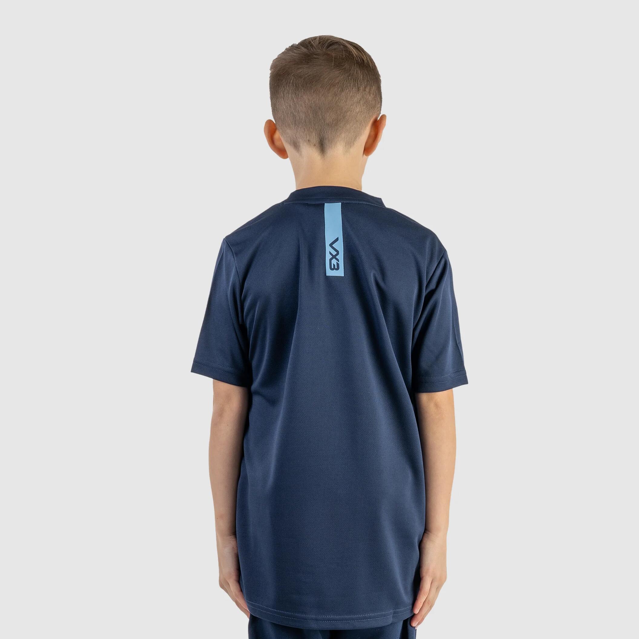 VX3 Navy Kid's Top Fortis T-Shirt 3/3