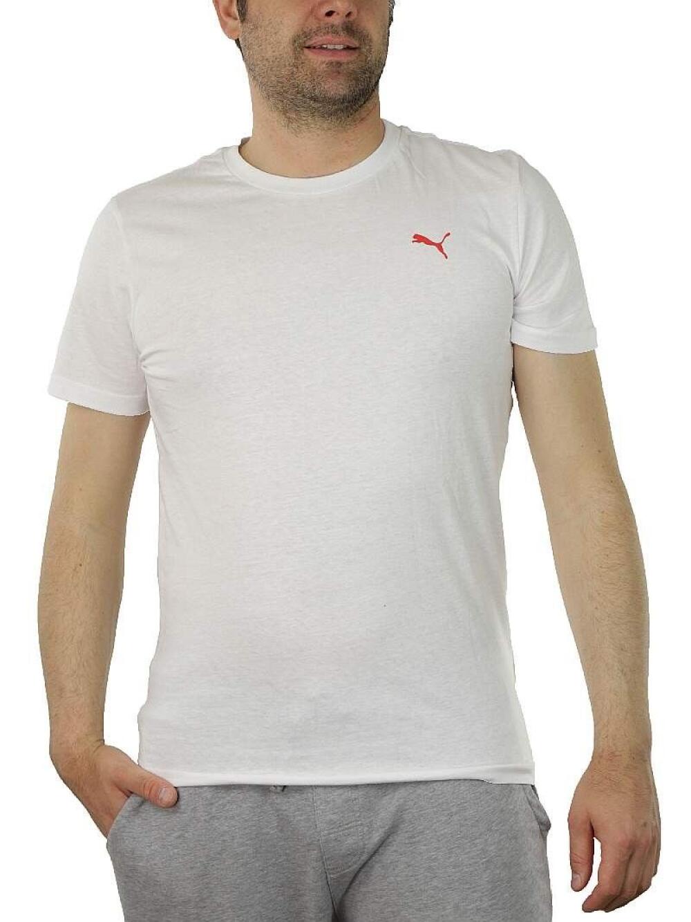 Puma Men's White T-Shirt Swiss Logo Top PUMA | Decathlon
