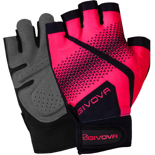 Rękawiczki treningowe Givova Gym Fluo - czarne L - Komfort i Przyczepność 2/5