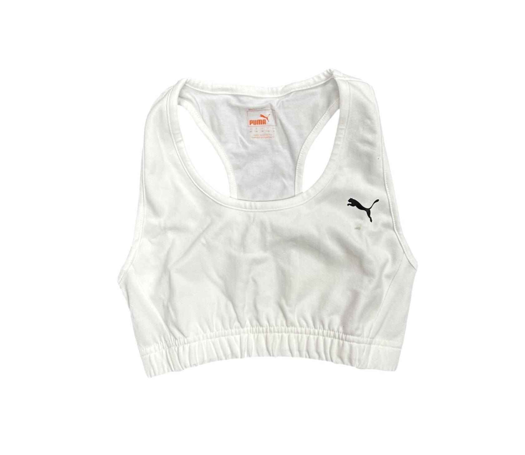 Puma Women's Sports Bra White Essentials Bra 2/3