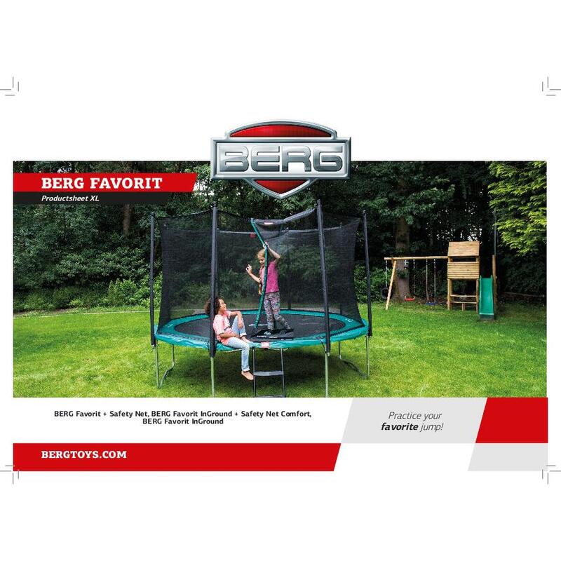 Trambulina Berg Favorit Regular cu plasa Comfort 330