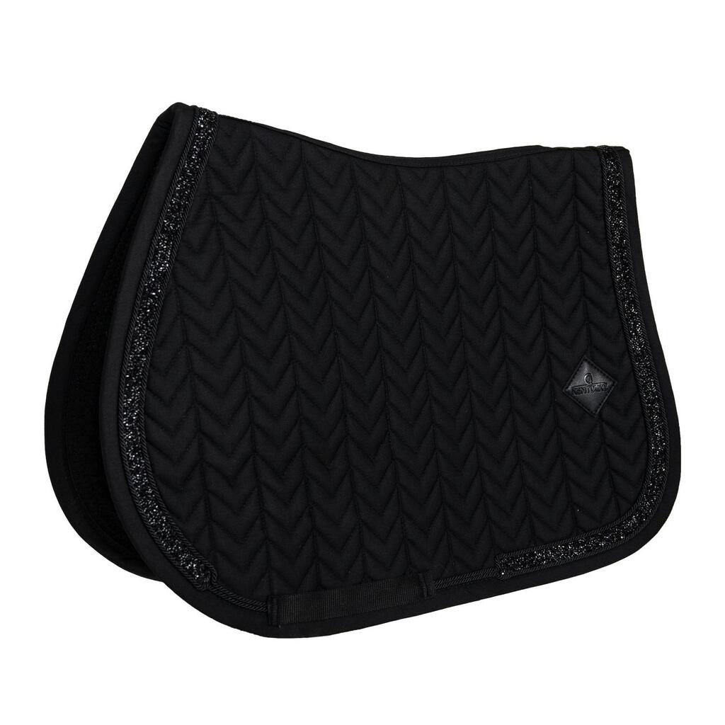 Saddle Pad glitter stone pony black