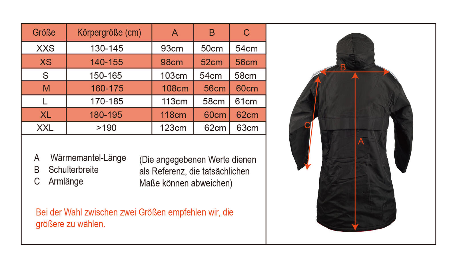 Wärmemantel Wassersport Kinder & Erwachsene unisex schwarz 3/6