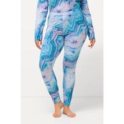 Femme Legging technique de ski imprimé marbre matière recyclée