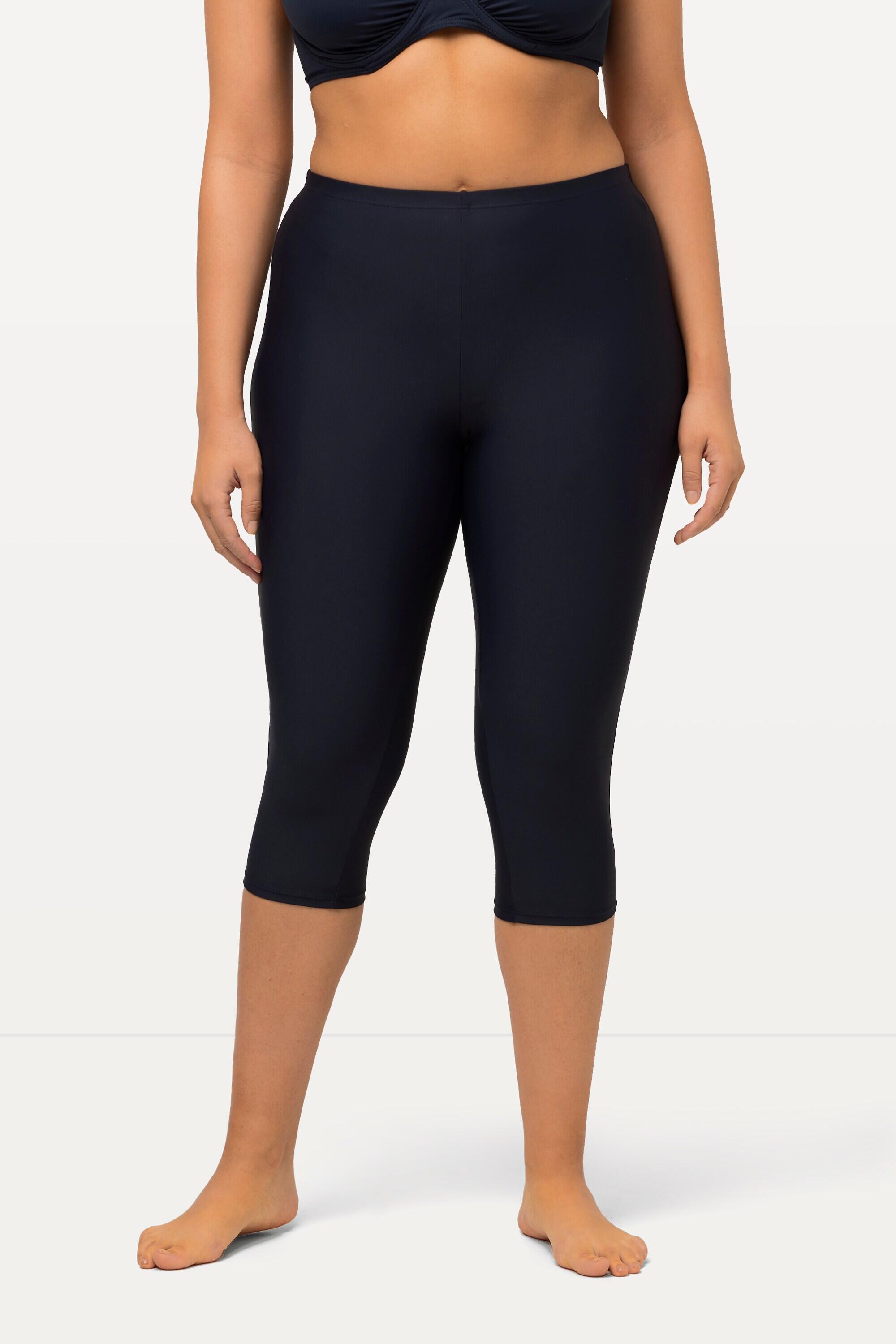 ULLA POPKEN Corsaro da nuoto donna blu elasticizzato lunghezza al ginocchio