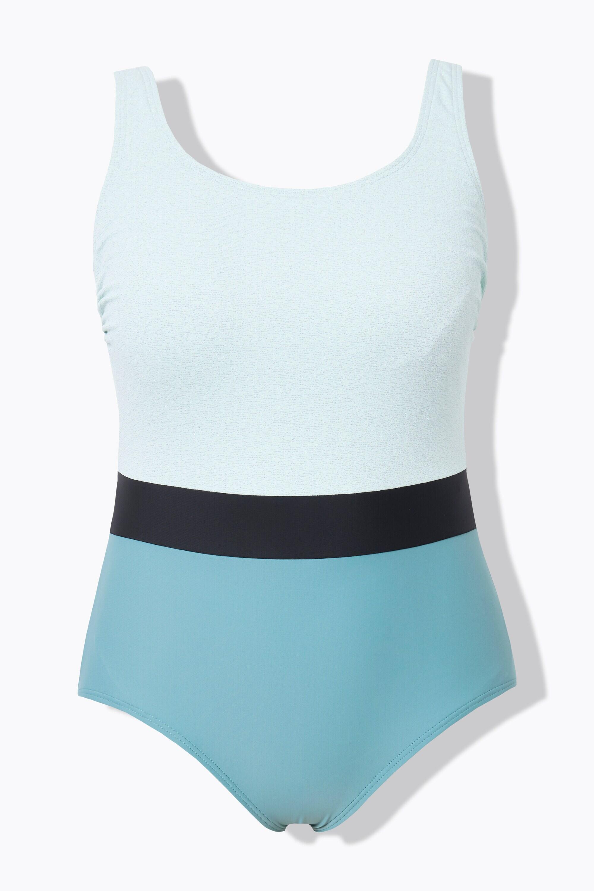 Damen Badeanzug Glitzer ohne Softcups recycelt 13/13