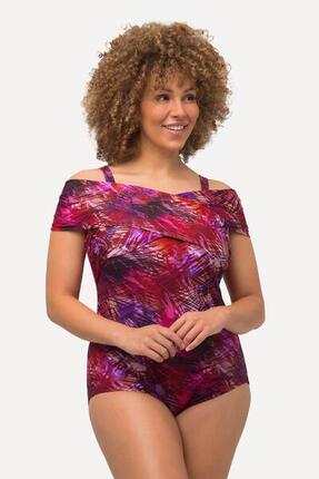 Femme Maillot de bain à bonnets souples décolleté Carmen avec drapé.