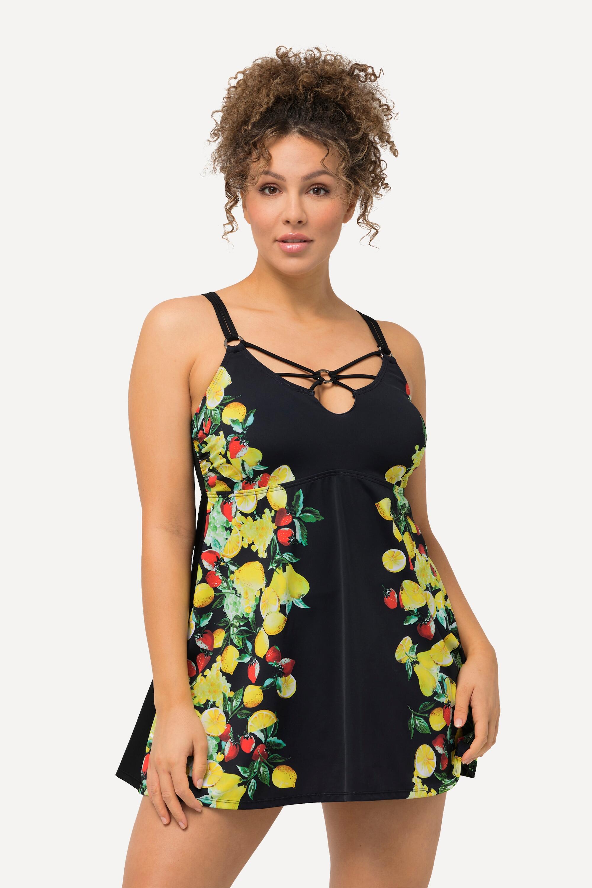 ULLA POPKEN Costume intero donna motivo limoni – poliammide riciclato