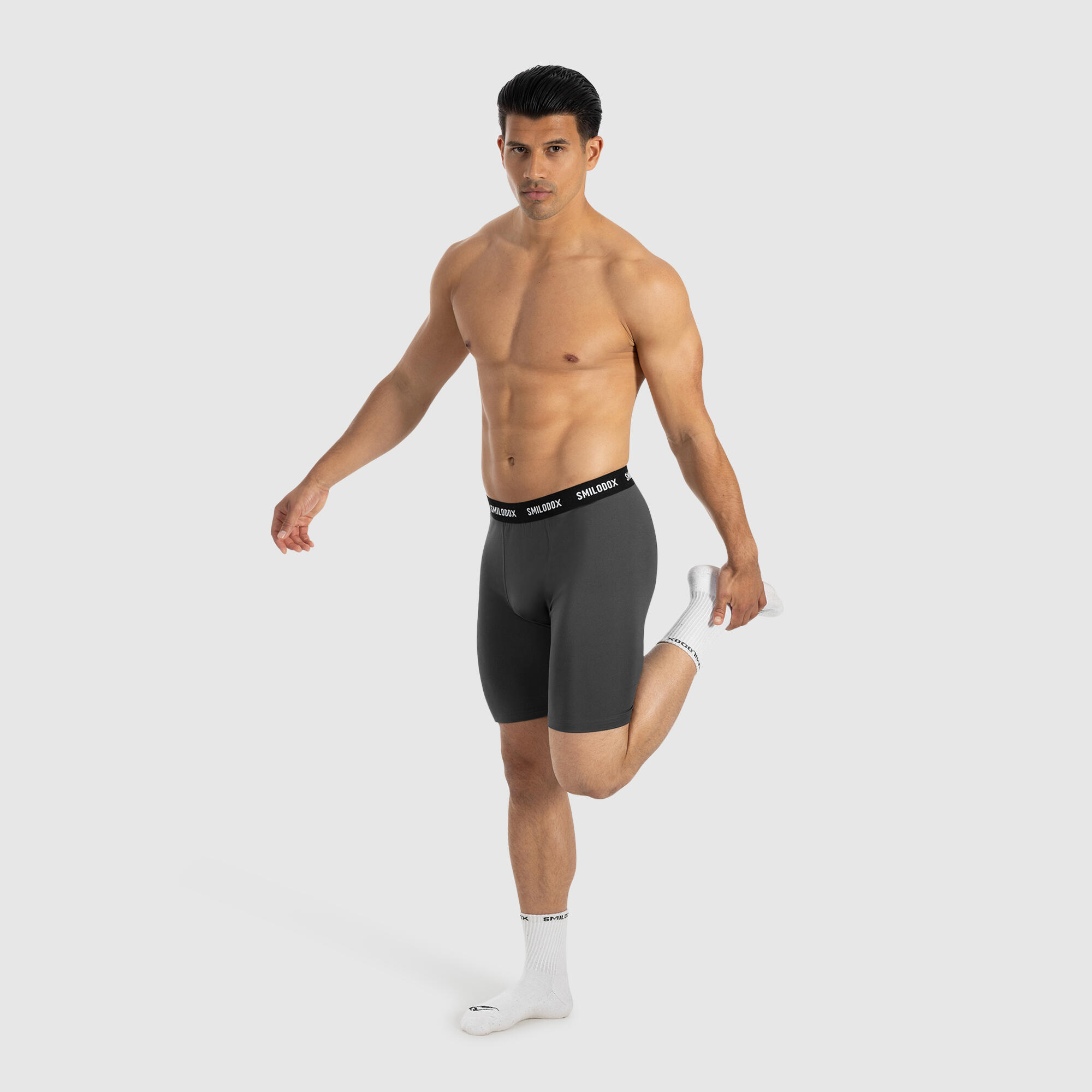 Herren Shorts Zeyn Anthrazit 3/5
