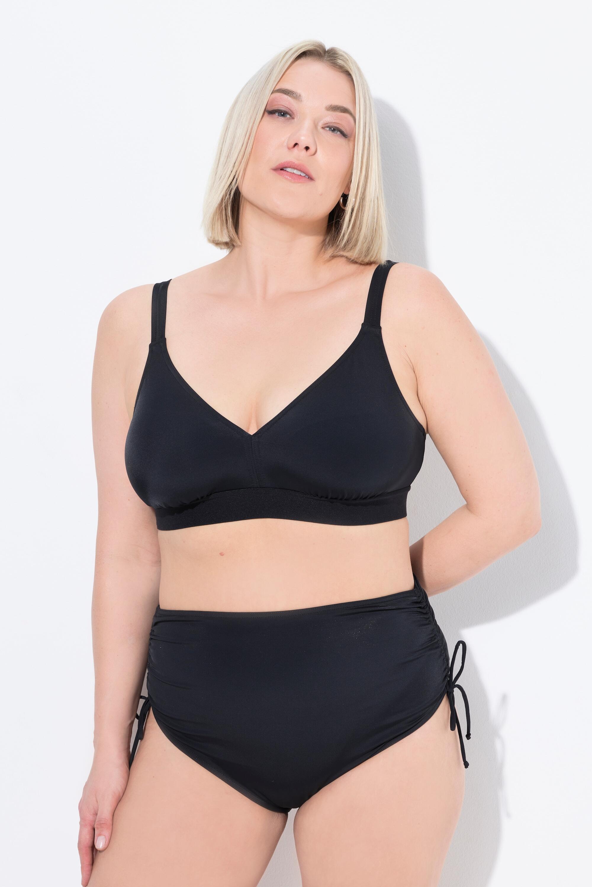 ULLA POPKEN Damen Bikini-Top ohne Softcups Komplettfutter recycelt