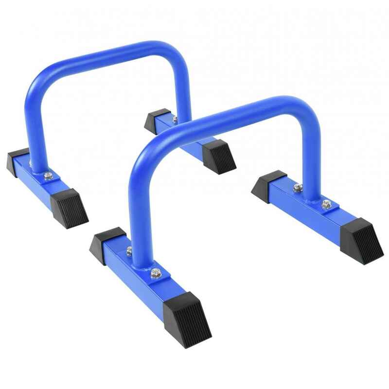 Push Up Parallettes Schwarz/Blau/Rot