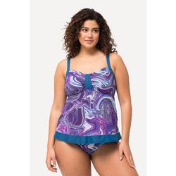 Femme Tankini à bonnets souples imprimé marbre matière recyclée
