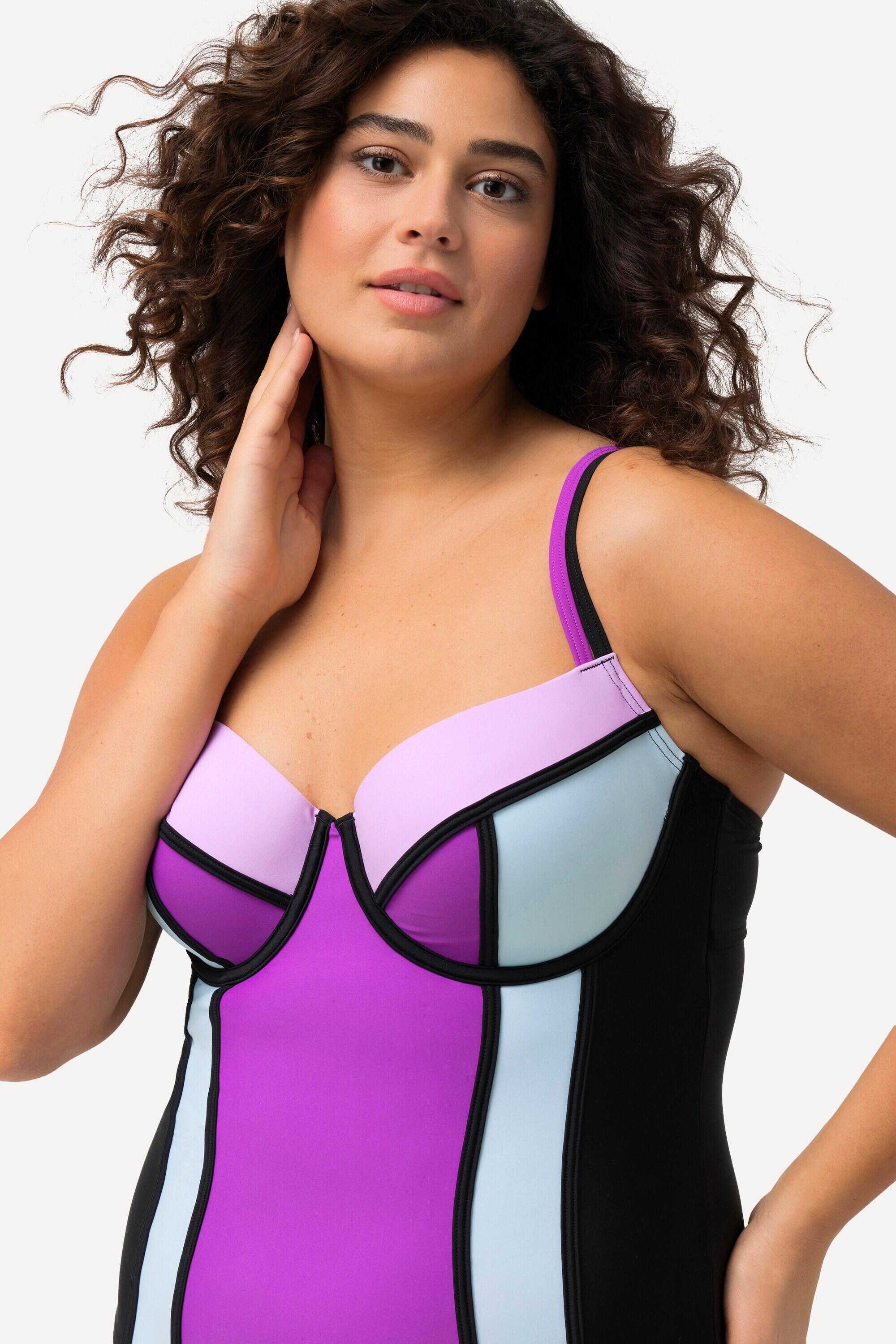 Femme Maillot de bain à bonnets souples et armatures. Bretelles 3/6
