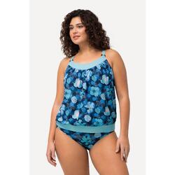 Femme Tankini à imprimé floral. Bonnets souples et bretelles