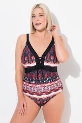 Femme Maillot de bain avec bonnets souples laçage matière recyclée
