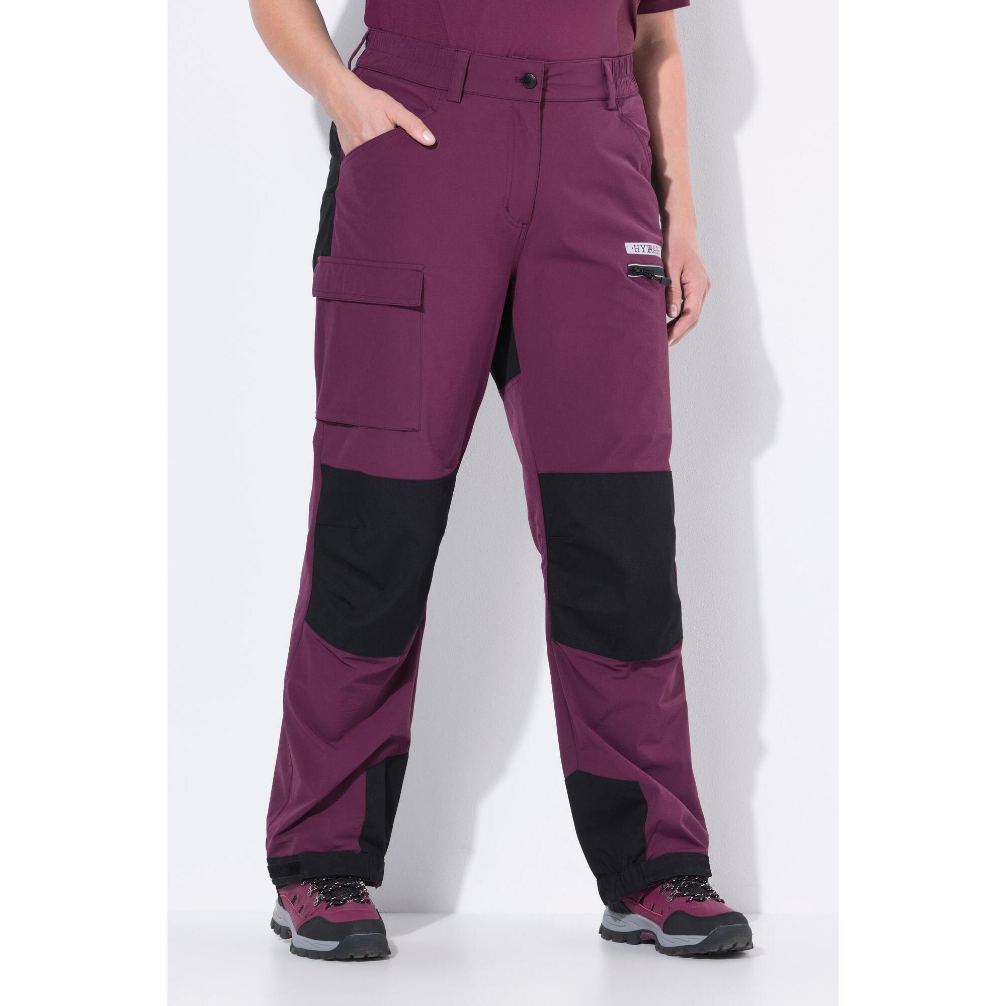 Ulla Popken - Femme Pantalon De Trekking Hybride Hyprar - Pantalons - Rouge - Decathlon