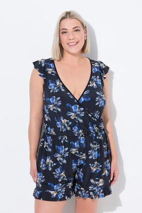 Damen Badekleid Shorts Blüten Softcups recycelt