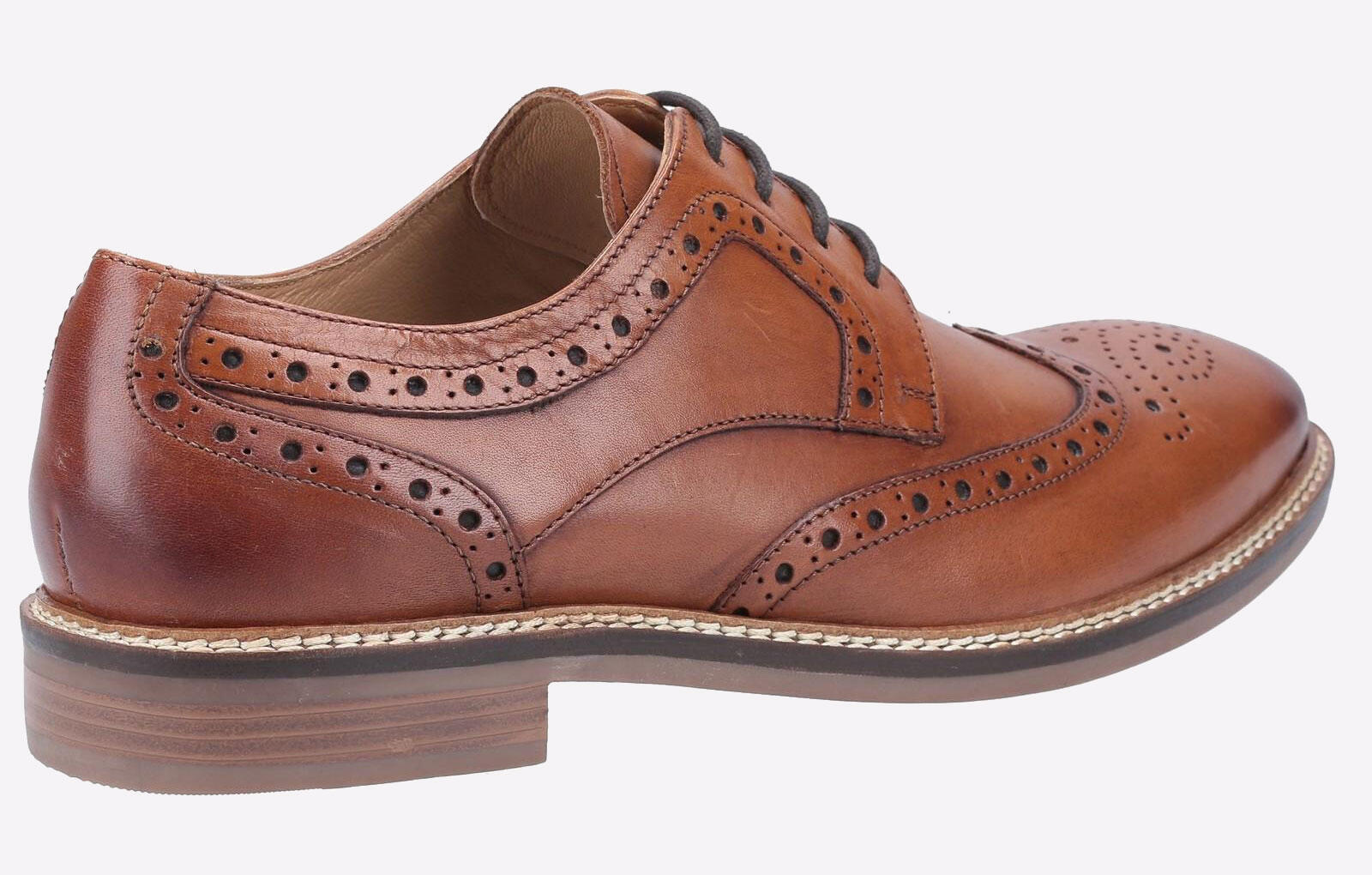 Hush Puppies Bryson Memory Foam Mens Brouge Shoes 3/4