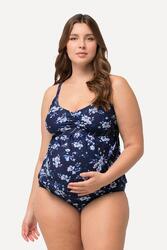 Femme Tankini Bellieva vêtement de maternité fleurs/rayures