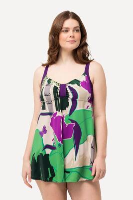 Damen Badekleid Palmen Softcups Powermesh-Futter