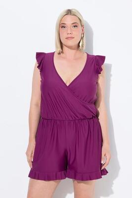 Damen Badekleid Shorts Softcups Flügelärmel recycelt