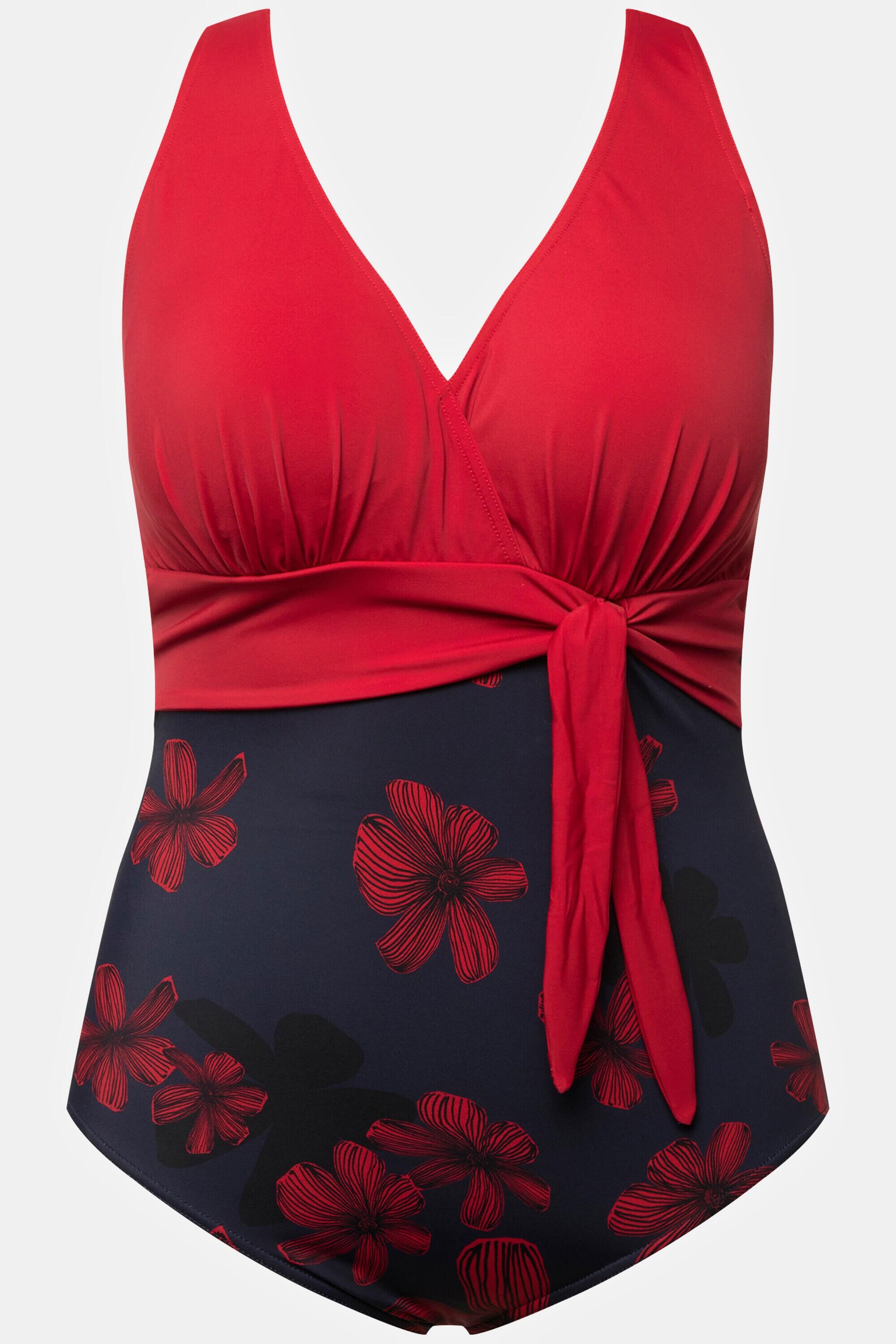 Dames Badpak schuifknoop softcups halterlook 5/6