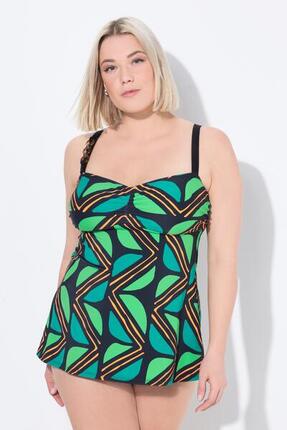 Femme Tankini avec bonnets souples. Bretelles ajustables. Matières recyclées