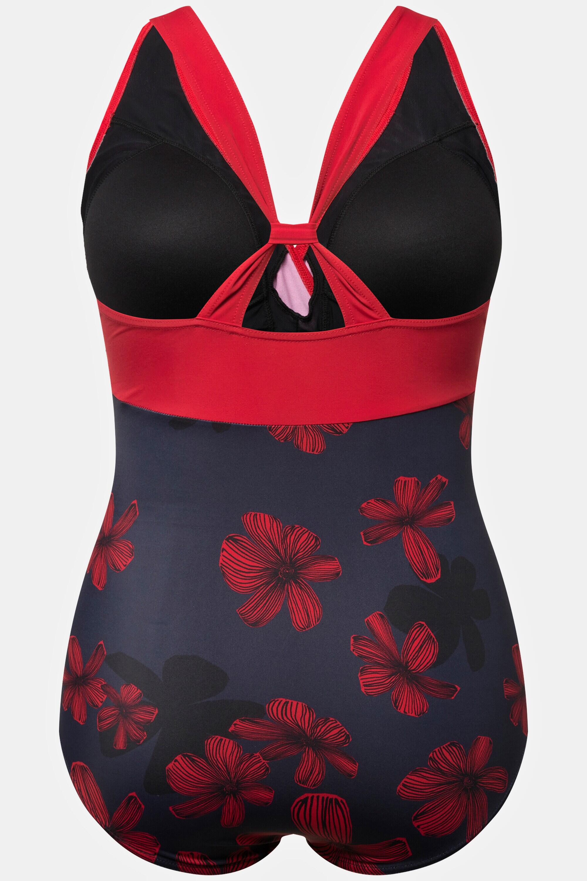 Dames Badpak schuifknoop softcups halterlook 6/6