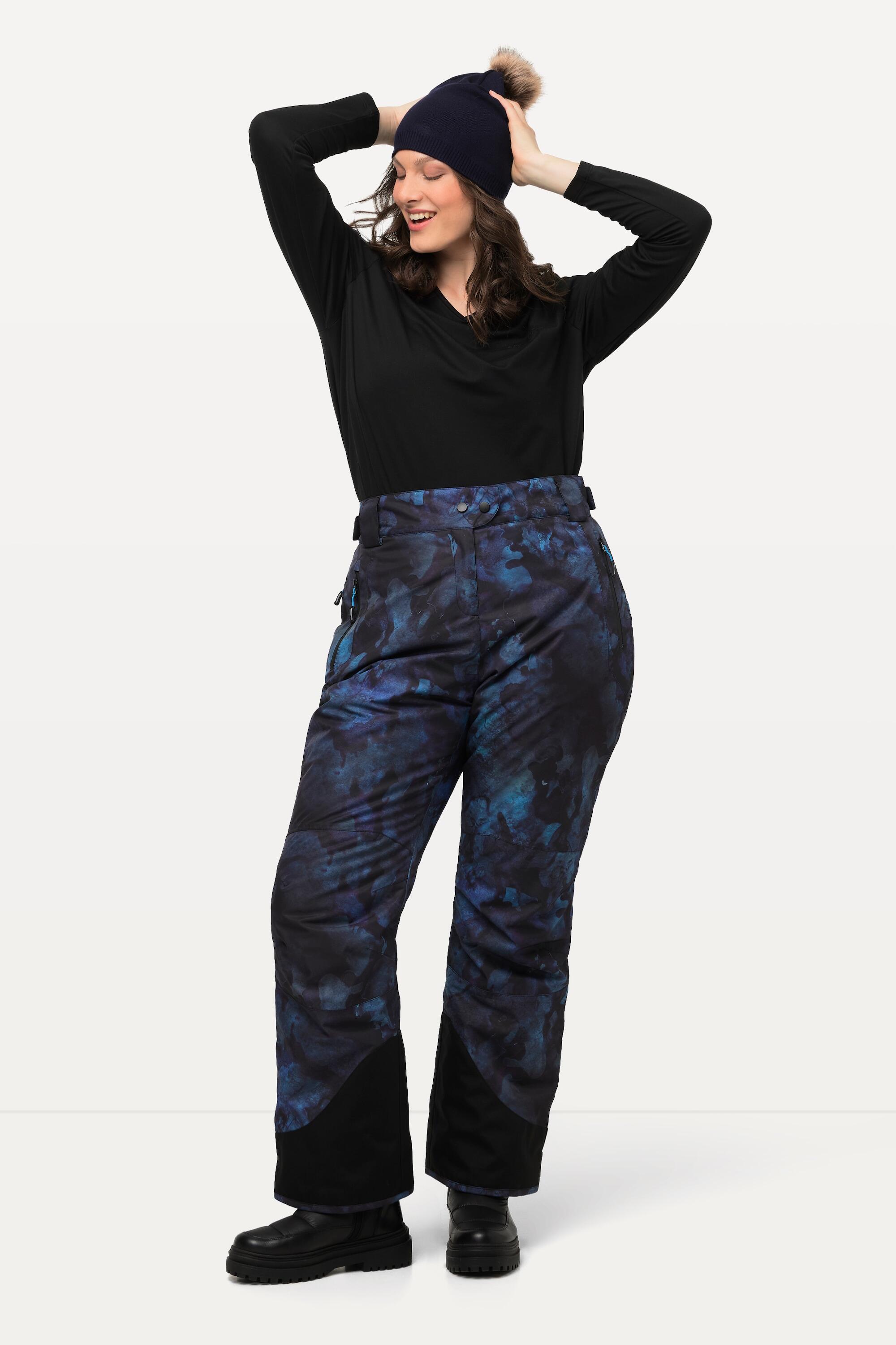 Femme Pantalon technique de ski matière déperlante et bande à scratch 4/5